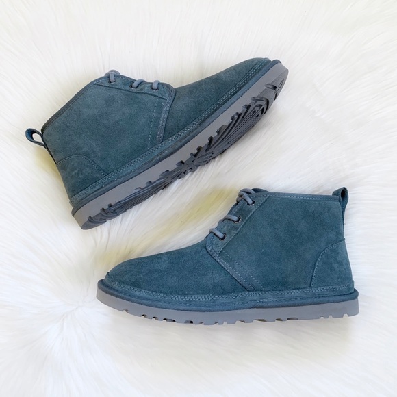 UGG Men’s Neumel Chukka Boots In Salty Blue - Picture 4 of 7